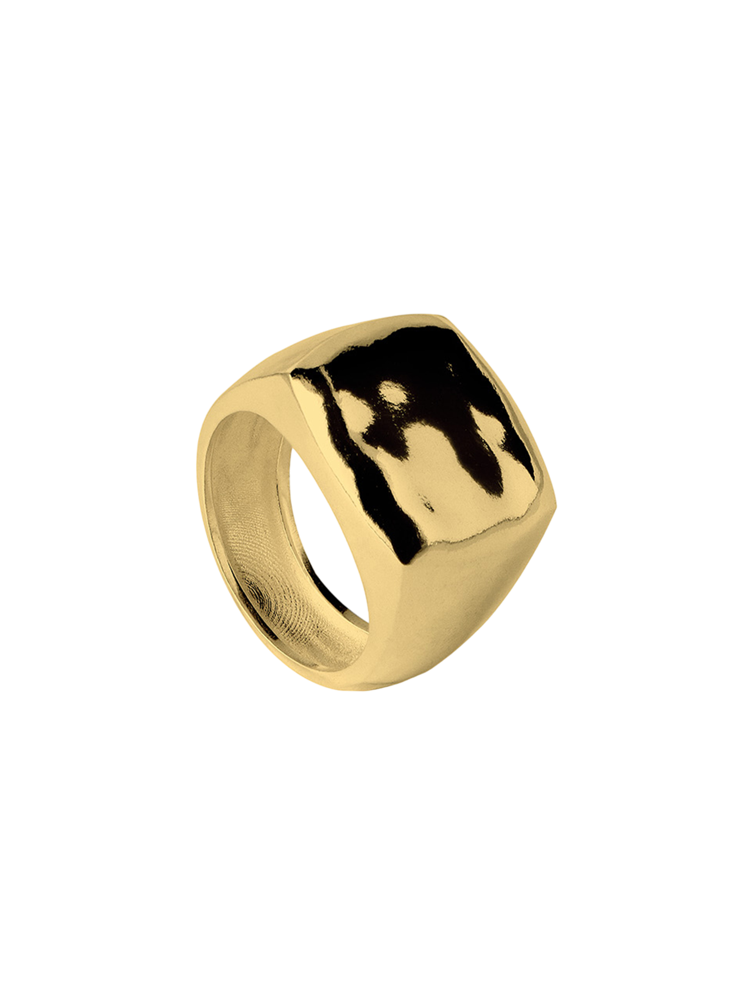 Credo ring 04 gold plated silver